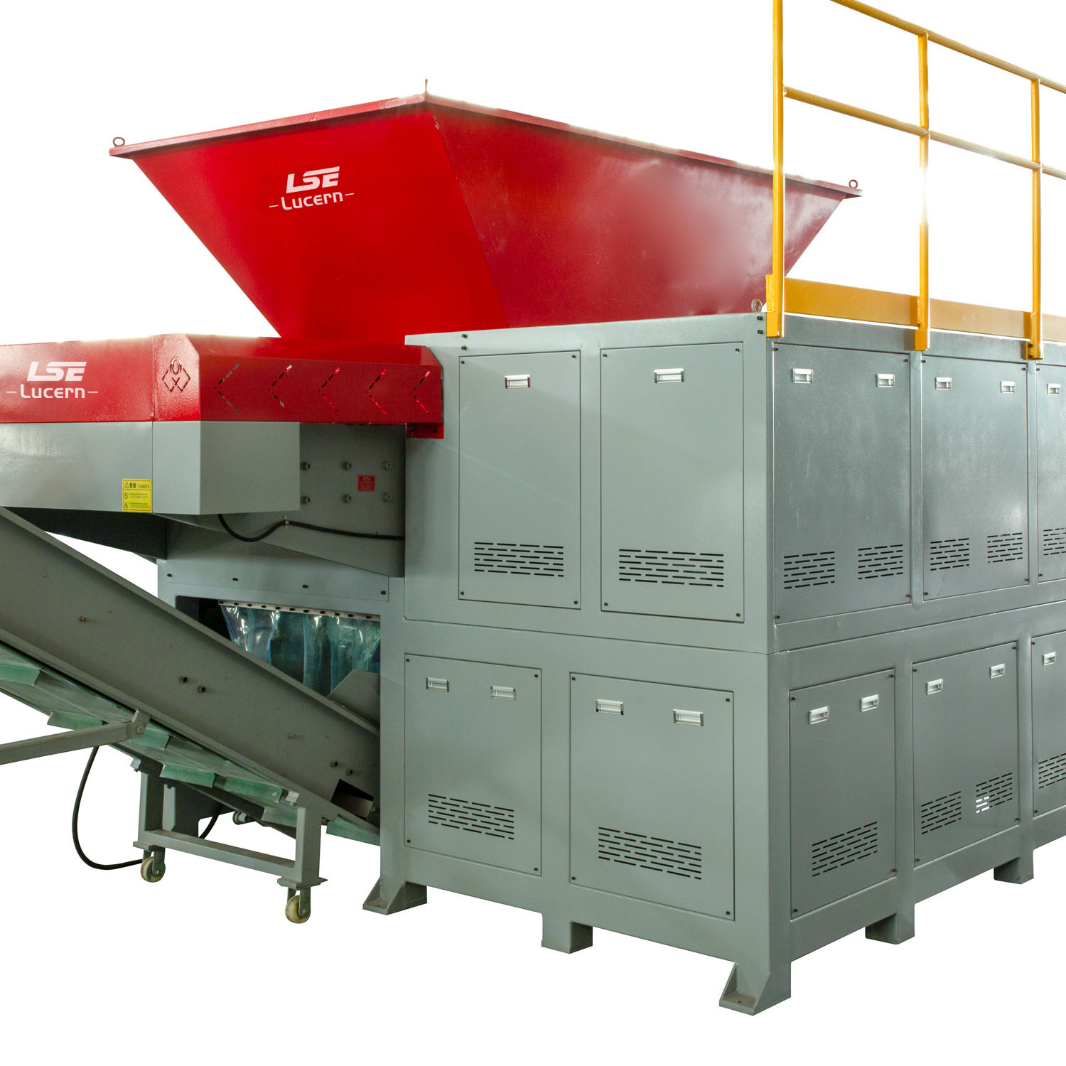 Single Shaft Shredder for Soft Materials Shredder.mp4